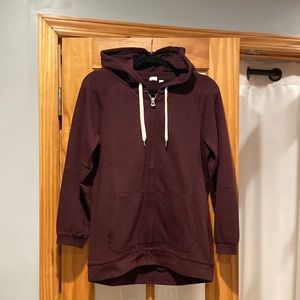 Maroon Gap Hoodie, Size Small